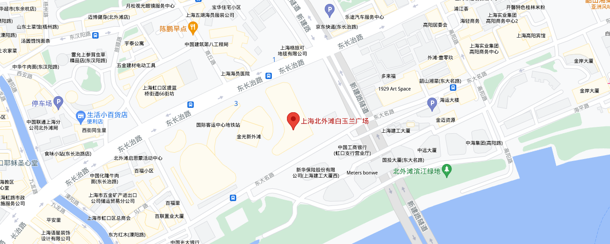 Larus Limited Shang Hai map